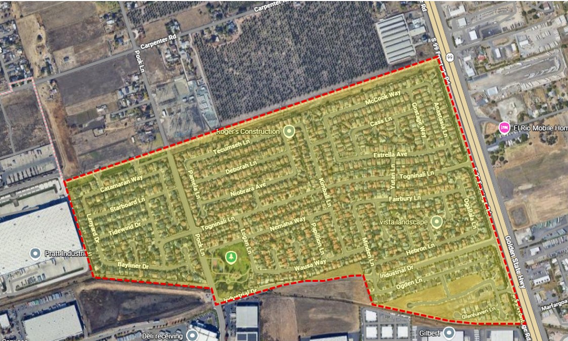 Little Johns Creek subdivision map